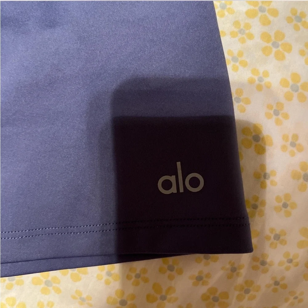 ALO Yoga Women's Mini Skirt in Periwinkle Blue